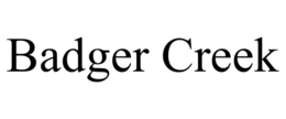 BADGER CREEK trademark