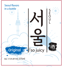 SEOUL FLAVORS IN A BOTTLE SEOUL SO JUICY ORIGINAL ALC 17.5% BY VOL 375 ML trademark