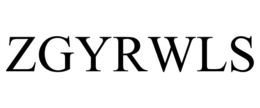ZGYRWLS trademark