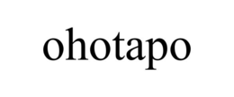 OHOTAPO trademark