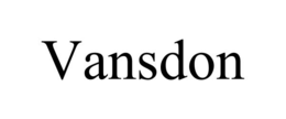 VANSDON trademark
