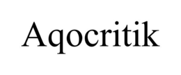 AQOCRITIK trademark