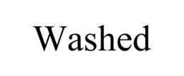 WASHED trademark