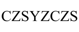 CZSYZCZS trademark