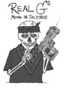 REAL G'S MOVE IN SILENCE trademark