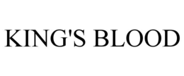 KING'S BLOOD trademark