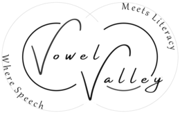 VOWEL VALLEY WHERE SPEECH MEETS LITERACY trademark