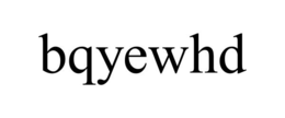 BQYEWHD trademark