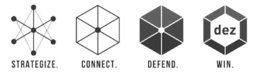STRATEGIZE. CONNECT. DEFEND. WIN. DEZ trademark