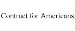 CONTRACT FOR AMERICANS trademark