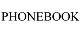 PHONEBOOK trademark