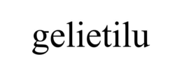 GELIETILU trademark