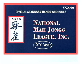 $XX.00 OFFICIAL STANDARD HANDS AND RULES XXXX NATIONAL MAHJONGG LEAGUE, INC. XX YEAR trademark