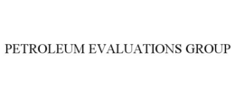 PETROLEUM EVALUATIONS GROUP trademark