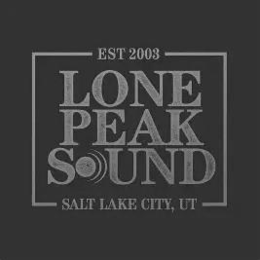 LONE PEAK SOUND SALT LAKE CITY, UT EST 2003 trademark