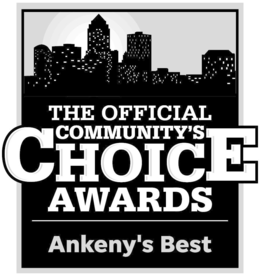 THE OFFICIAL COMMUNITY'S CHOICE AWARDS ANKENY'S BEST trademark