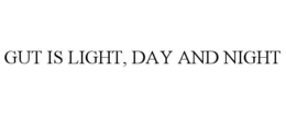 GUT IS LIGHT, DAY AND NIGHT trademark
