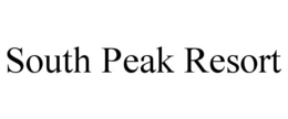 SOUTH PEAK RESORT trademark