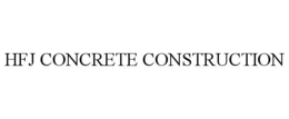 HFJ CONCRETE CONSTRUCTION trademark