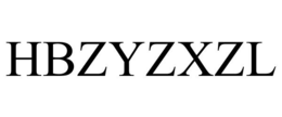 HBZYZXZL trademark