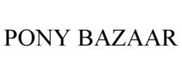 PONY BAZAAR trademark