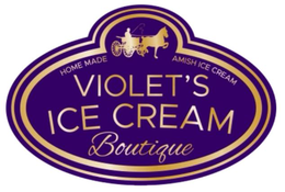 VIOLET'S ICE CREAM BOUTIQUE HOME MADE AMISH ICE CREAM trademark