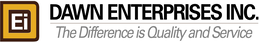 EI DAWN ENTERPRISES INC. THE DIFFERENCE IS QUALITY AND SERVICE trademark