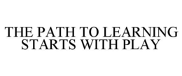 THE PATH TO LEARNING STARTS WITH PLAY trademark