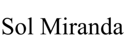 SOL MIRANDA trademark