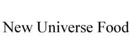 NEW UNIVERSE FOOD trademark