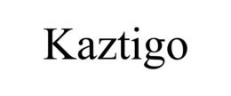 KAZTIGO trademark