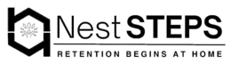 NEST STEPS RETENTION BEGINS AT HOME trademark