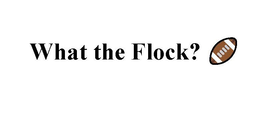 WHAT THE FLOCK? trademark