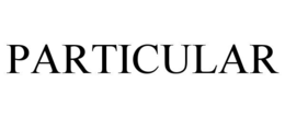 PARTICULAR trademark