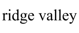 RIDGE VALLEY trademark