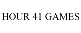 HOUR 41 GAMES trademark
