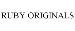 RUBY ORIGINALS trademark