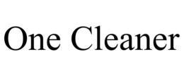 ONE CLEANER trademark