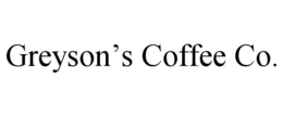 GREYSON’S COFFEE CO. trademark
