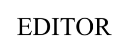 EDITOR trademark