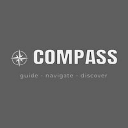 COMPASS GUIDE - NAVIGATE - DISCOVER trademark