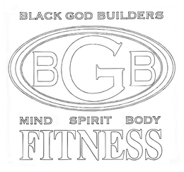 BLACK GOD BUILDERS BGB MIND  SPIRIT BODY FITNESS trademark