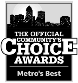 THE OFFICIAL COMMUNITY'S CHOICE AWARDS METRO'S BEST trademark