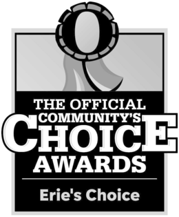 THE OFFICIAL COMMUNITY'S CHOICE AWARDS ERIE'S CHOICE trademark