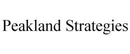 PEAKLAND STRATEGIES trademark