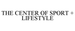 THE CENTER OF SPORT + LIFESTYLE trademark
