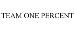 TEAM ONE PERCENT trademark