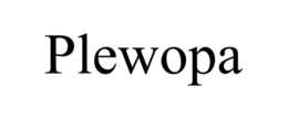 PLEWOPA trademark