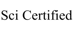 SCI CERTIFIED trademark