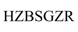 HZBSGZR trademark